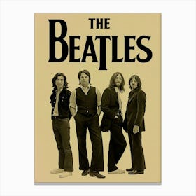 Beatles 13 X 19 Concert Mini Poster Re Print Photo Canvas Print