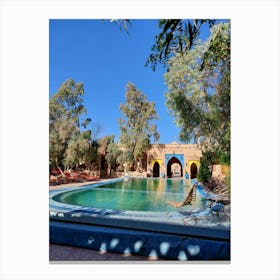 Pool In The Desert Canvas Print