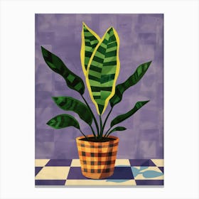 Plant In A Pot 68 Canvas Print