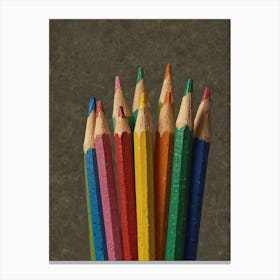 Pencils 3 Canvas Print