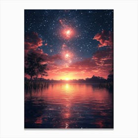 Starry Night Sky 12 Canvas Print