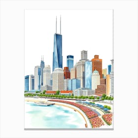 Chicago Charm Canvas Print