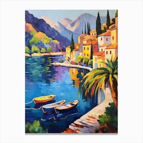 Kotor Montenegro 4 Fauvist Painting Canvas Print