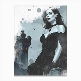 Beauty Vampire Canvas Print