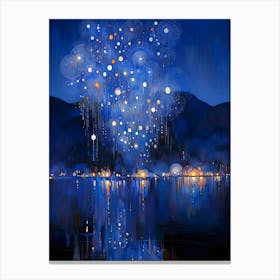 Fireworks In The Sky Canvas Print