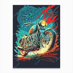 Harley 4 Canvas Print