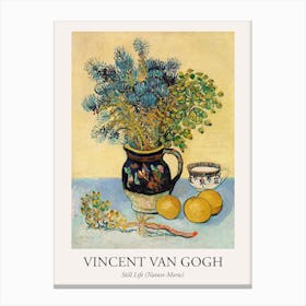 Still Life (Nature Morte), Vincent Van Gogh Poster Canvas Print