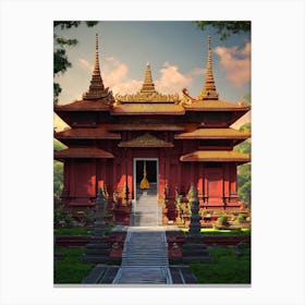 Thailand Temple Canvas Print