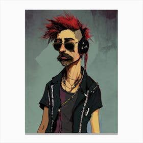 Punk Rocker Canvas Print