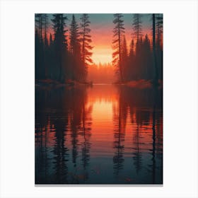 Sunset Ii Canvas Print Canvas Print