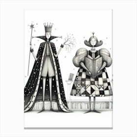 Queen And The King Canvas Print