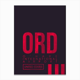 Ord Code Canvas Print