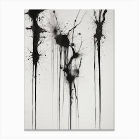 Ink Splatters Canvas Print