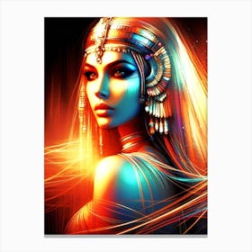 Cleopatra Portrait Artwork 77 Canvas Print