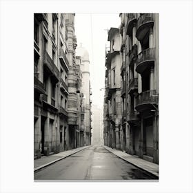 Santander, Spain, Photography In Black And White 2 Canvas Print