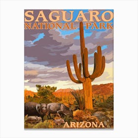 Saguaro National Park 1 Canvas Print