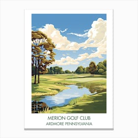 Merion Golf Club (East Course)   Ardmore Pennsylvania 4 Canvas Print