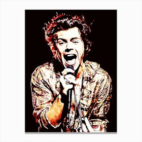 Harry Styles 8 Canvas Print