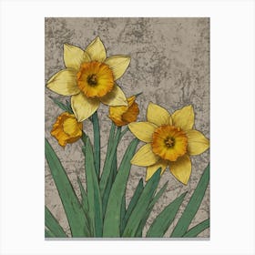 Daffodils 1 Canvas Print