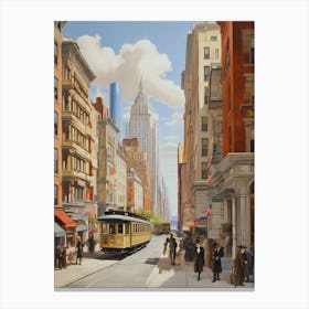 New York City Street Scene 3 Canvas Print