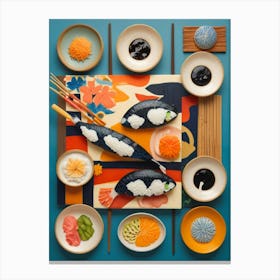 Asian Cuisine Canvas Print