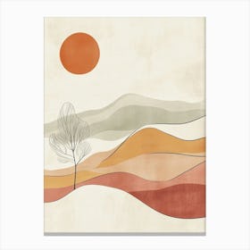 Abstract Landscape 1 Canvas Print