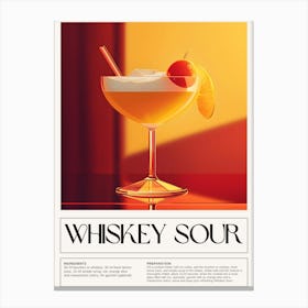 Whiskey Sour Canvas Print