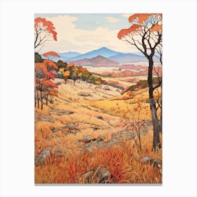 Autumn National Park Painting Shenandoah National Park Virginia Usa 1 Canvas Print