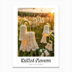 Knitted Flowers Lily Of The Valley 8 Canvas Print