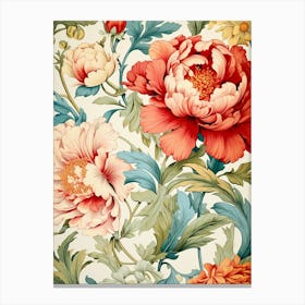 Floral Wallpaper 139 Canvas Print