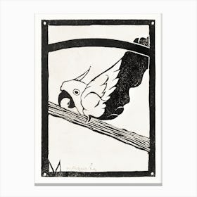 Daddy, Screaming Cockatoo (c.1900–1922), Samuel Jessurun Canvas Print