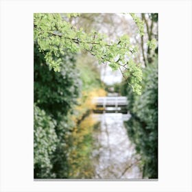 Spring is in the air | Bridge in the park | The Netherlands Canvas Print