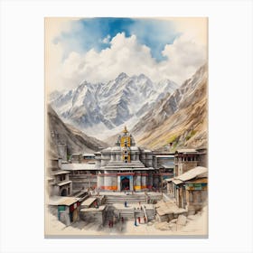 Hindu Temple 4 Canvas Print