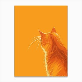 Orange Tabby Cat 10 Canvas Print