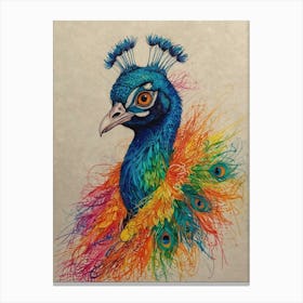 Peacock 23 Canvas Print