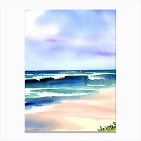 Panama City Beach, Florida Watercolour Canvas Print