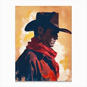 The Cowboy’s Contemplation Canvas Print