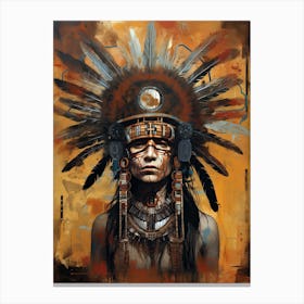 Portraits of Native American Identity Canvas Print