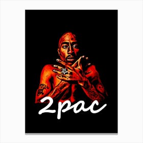 2tupac Canvas Print