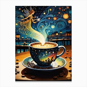 Coffee Fairy Canvas Print