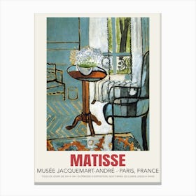 Matisse The Window Exhibition Flowers Canvas Print
