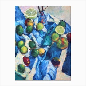 Lime 3 Classic Fruit Canvas Print