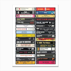 1981 Music - Cassette Print - Born in '81 Canvas Print