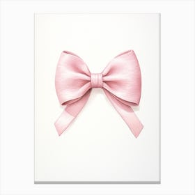 Pink Bow 2 Canvas Print