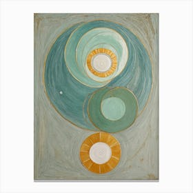 The Abstract Circles Canvas Print