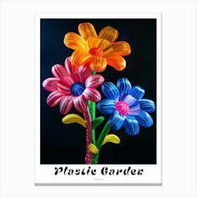 Bright Inflatable Flowers Poster Cineraria 3 Canvas Print