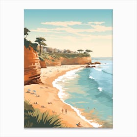 Avoca Beach Australia Golden Tones 3 Canvas Print