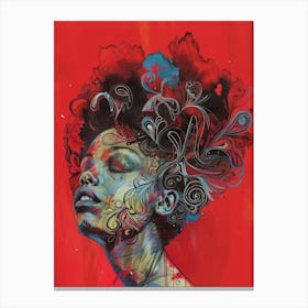 Afro-American Woman 58 Canvas Print