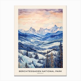 Berchtesgaden National Park Germany 5 Poster Canvas Print