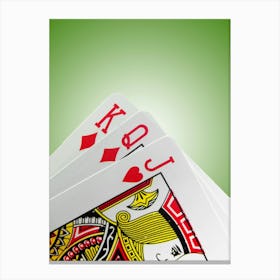 Playing Cards Canvas Print